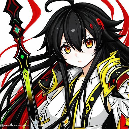 Illustration of Ara haan, elsword in the style of You (noanoamoemoe)