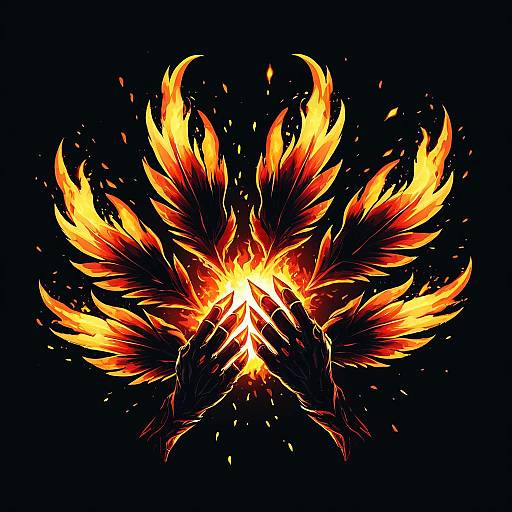Unique Phoenix Claws Game Asset Design