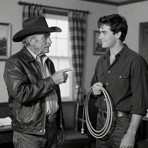 Cowboy Wisdom: A Moment Captured