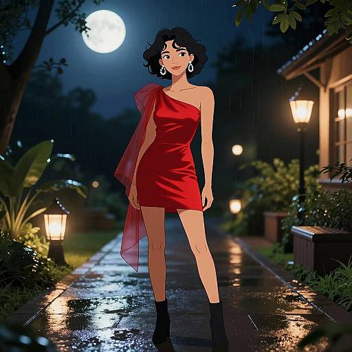 Moonlit Botanical Garden Fashion