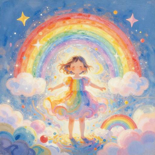 Radiant Childhood Imagination Art