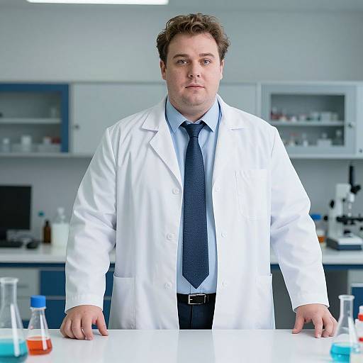 Plus Size Mad Scientist Portrait