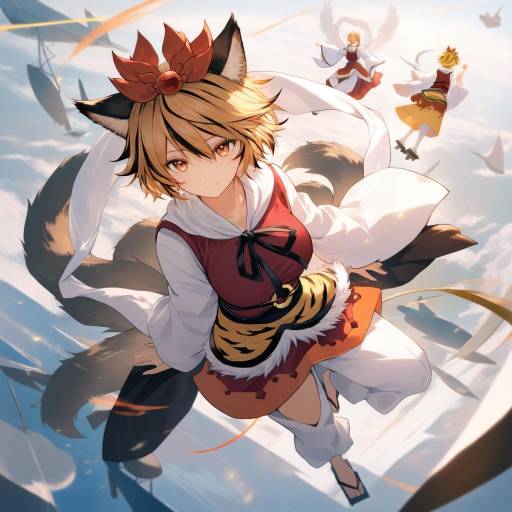Fantasy Girls with Wings and Tails