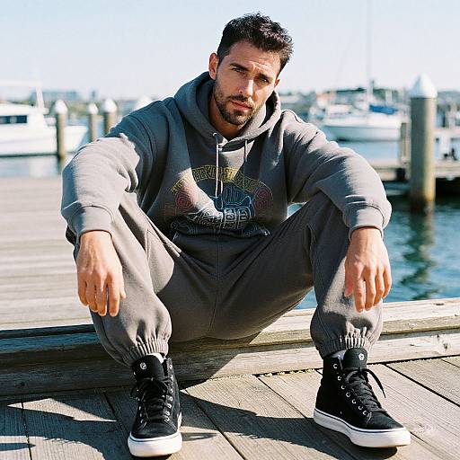 Vintage-Inspired Casual Men's Style