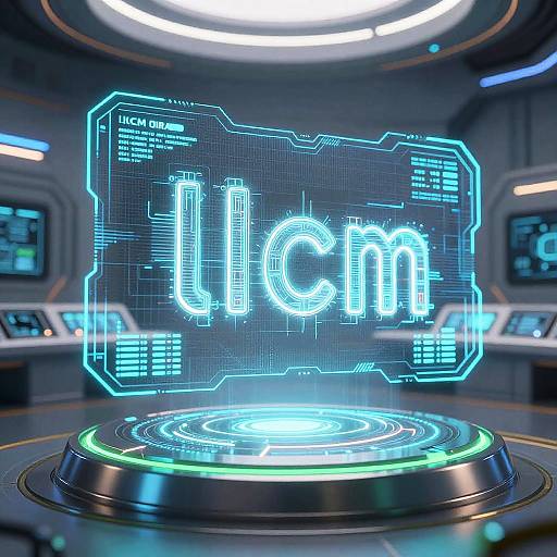 Futuristic LCM-LORA Holographic Interface