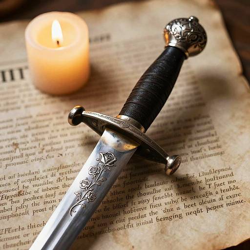 Ornate Renaissance Romeo and Juliet Rapier