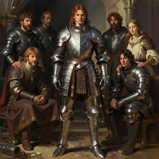 Majestic Medieval Armor Art in 8K