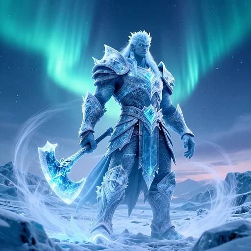 Majestic Ice Giant Warrior Fjorn