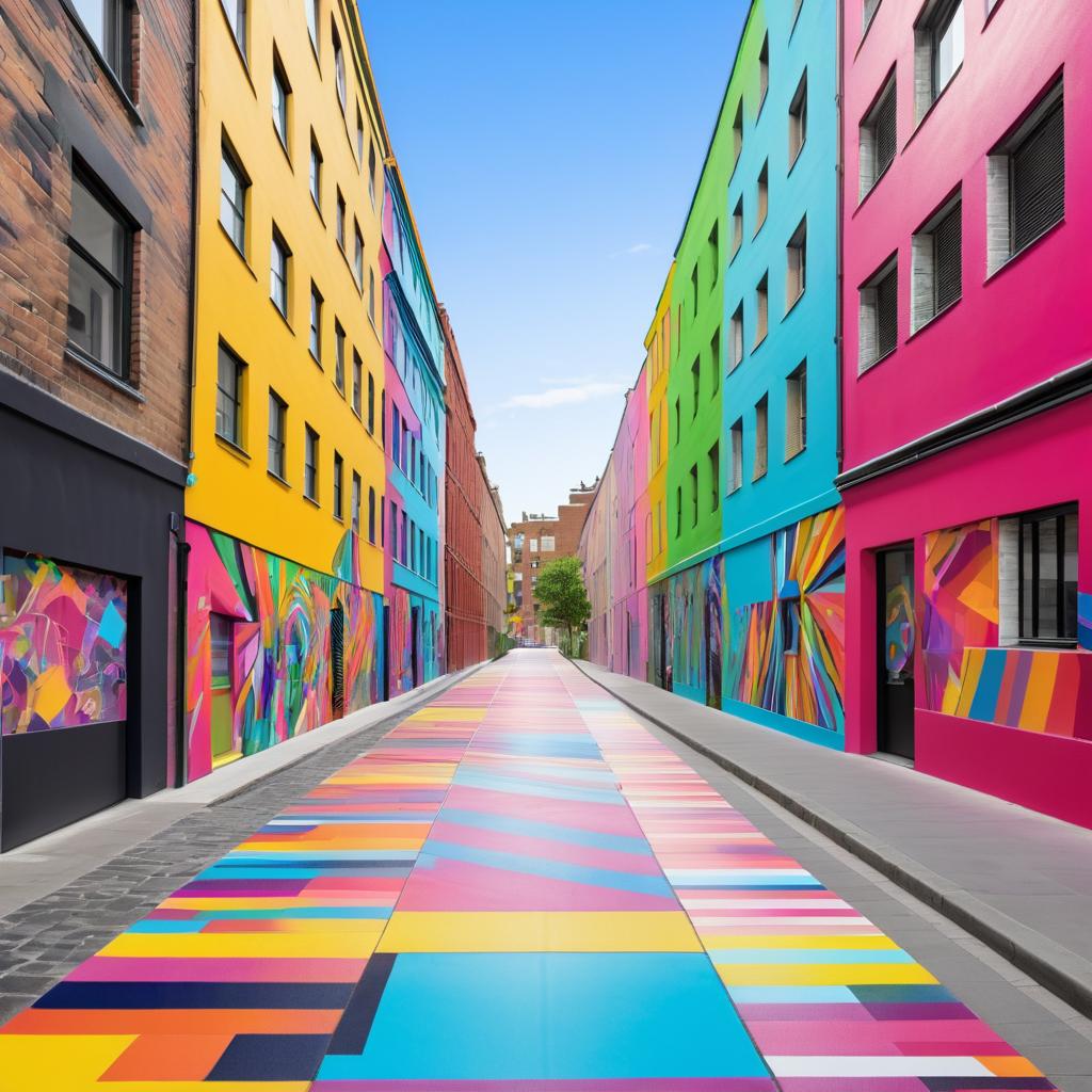 Vibrant Urban Murals and Installations