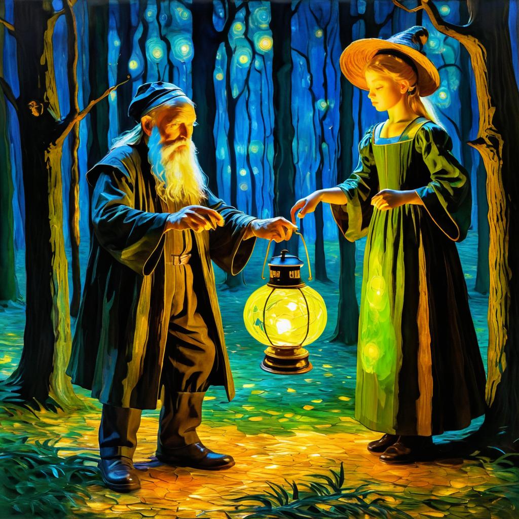 Enchanted Forest Journey with Wisdom