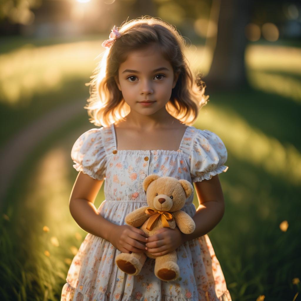 Cinematic Portrait of a Young Girl