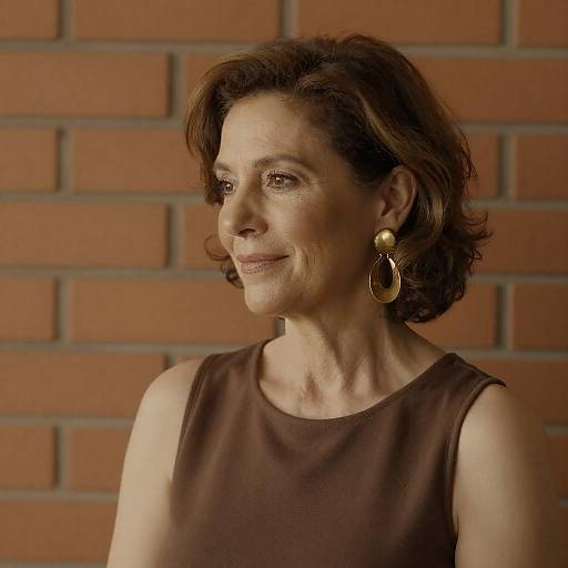 Elegant Portrait of a Middle-Aged Woman