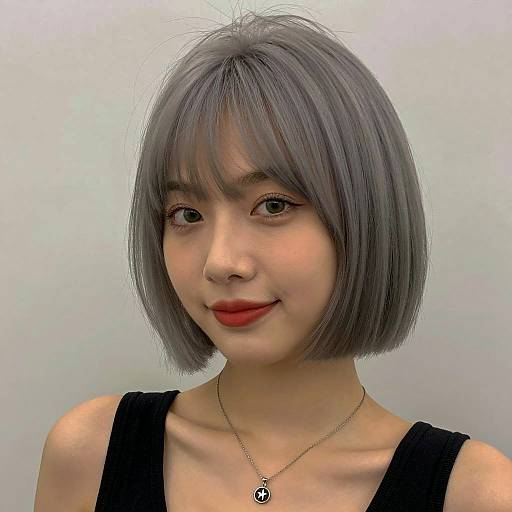 Photorealistic Portrait of Stylish Asian Woman