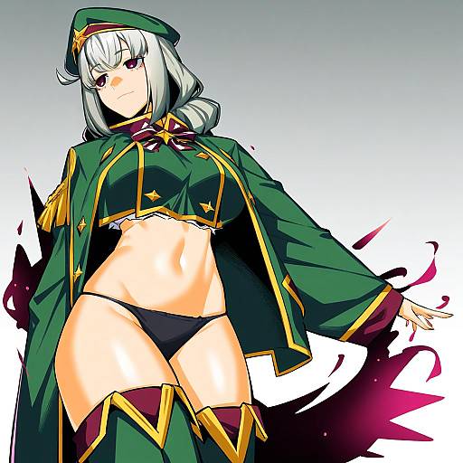 Illustration of Araga kiwi, mahou shoujo ni akogarete in the style of Dyun