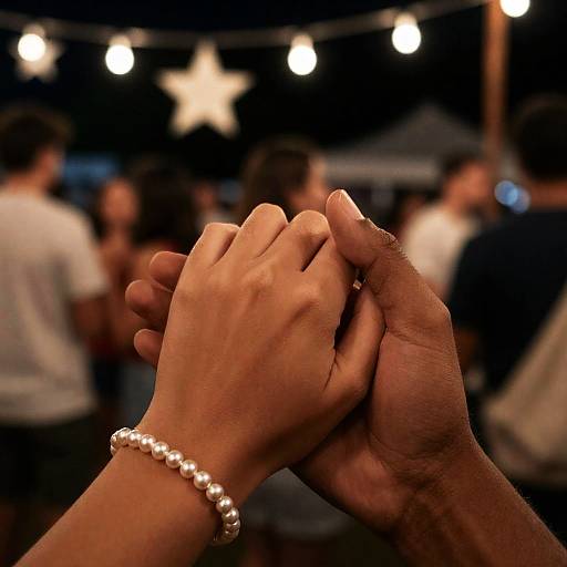 Intimate Moment of Togetherness in Warm Light