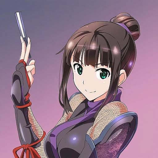 Illustration of Hamaguchi ayame, idolmaster in the style of Suzutsuki kurara