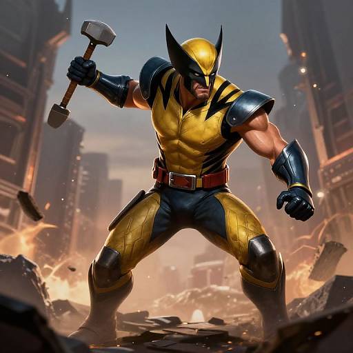 Wolverine in Apex Legends Armor