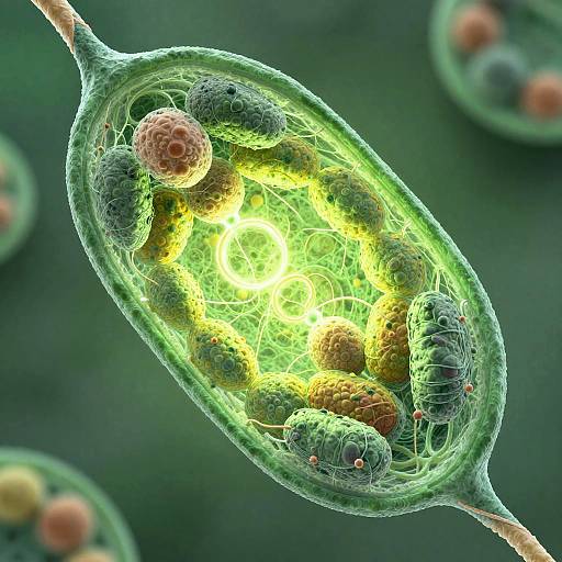 Ultra-Detailed Chloroplast Illustration