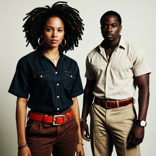 Stylish Dark-Skinned Female Fashion