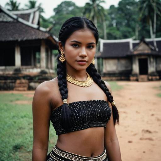Elegant Cambodian Solo Jewelry Portrait