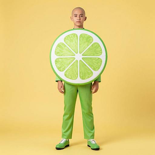 Solo Male in Lime Slice Costume