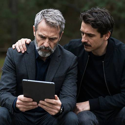 Intense Conversation in a Forest Setting