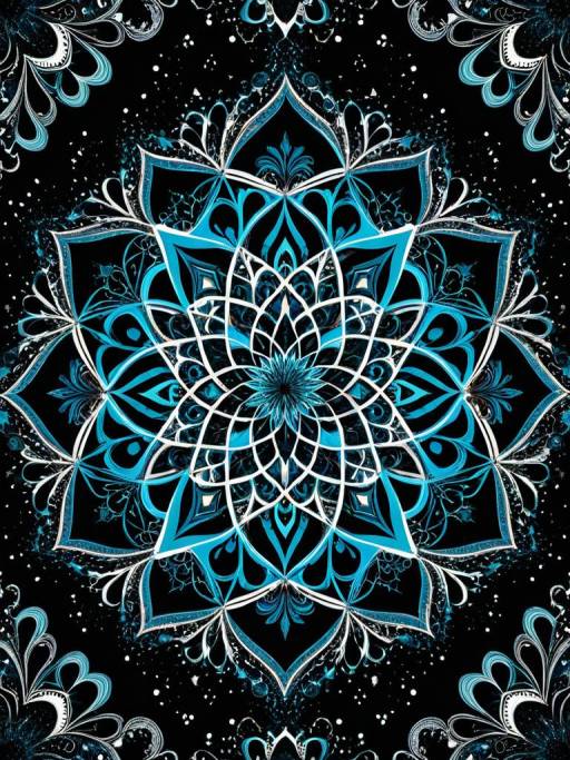 Cosmic Abstract Fractal Art Design