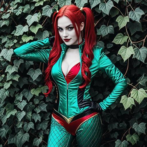 Seductive Poison Ivy and Harley Quinn Cosplay