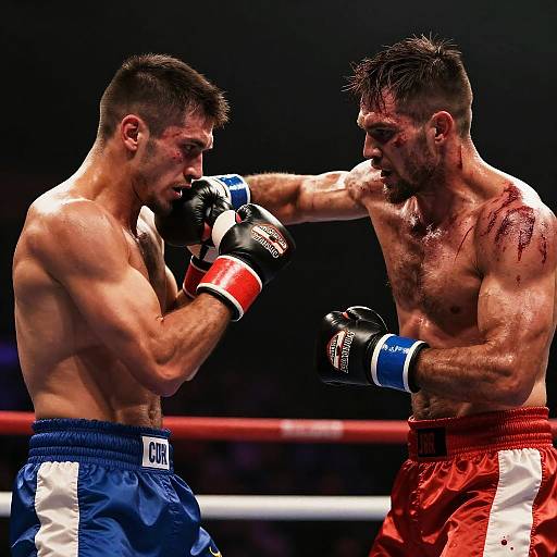 Hyper-Realistic Slow-Motion Fight Scene