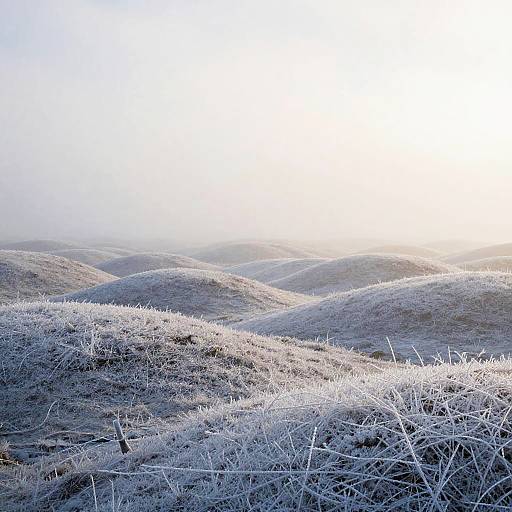 Frosted Moor Morning Landscape