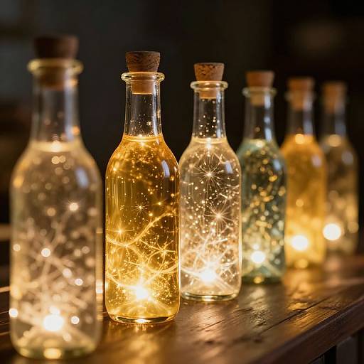 Ethereal Glowing Elixir Bottles