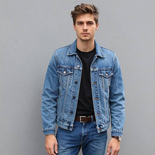 Stylish Denim Party Outfit for Men