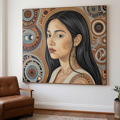 Organic Feminine Art in Australian Apartment