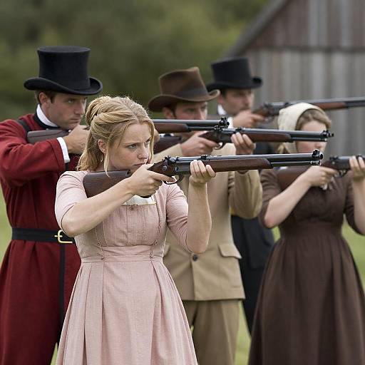 19th Century Shooting Group Portrait