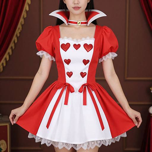 Queen of Hearts Handmade Costume