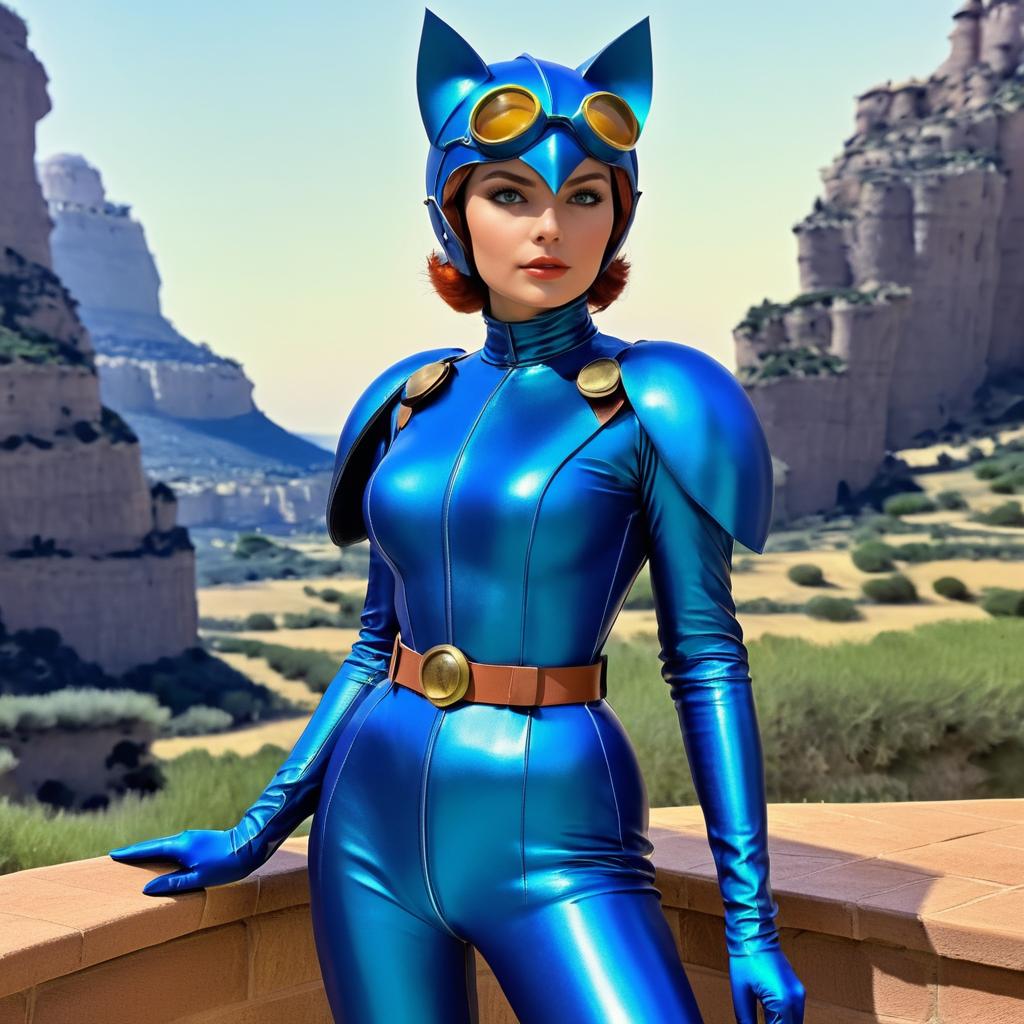 Catwoman Reimagined in Nausicaä Style