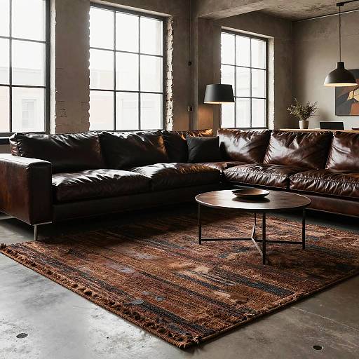 Masculine Modern Loft Interior Design