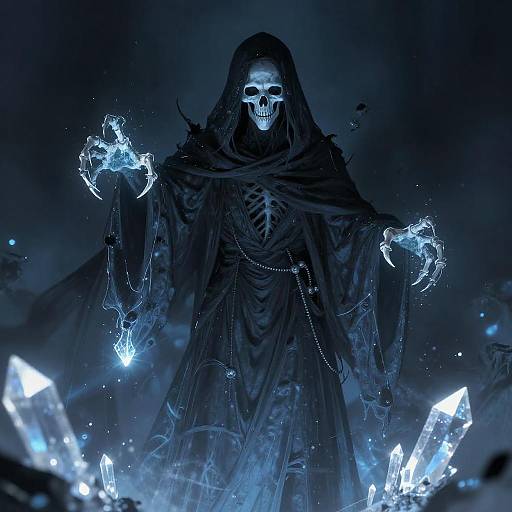 Ethereal Wraith in Crystal Light