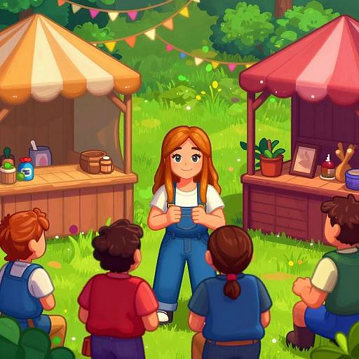 Caroline at Stardew Valley Festival
