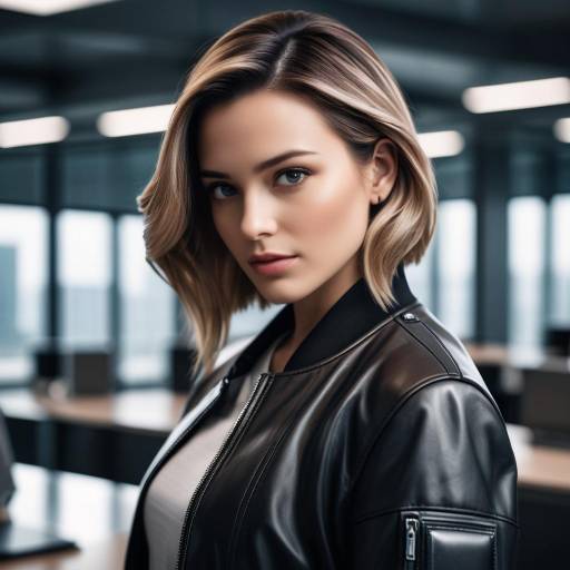 Nostalgic Portrait in Corporate Setting