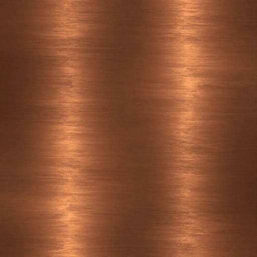 Detailed Copper Brushed Metal Texture