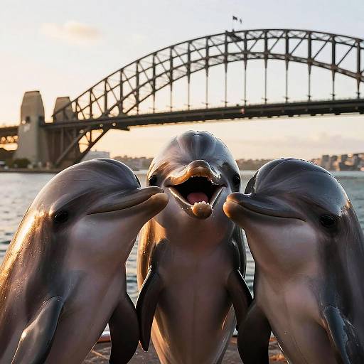 Dolphin Selfie at Sydney Harbour Bridge