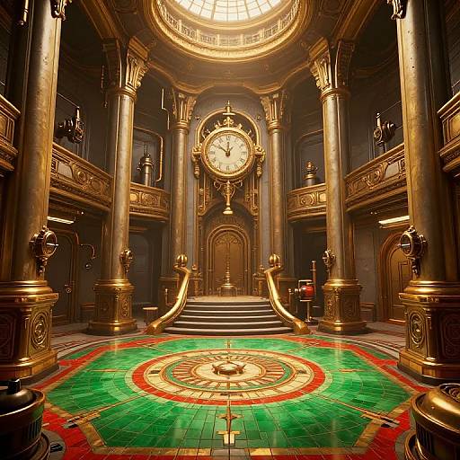 Futuristic Industrial Interior Design