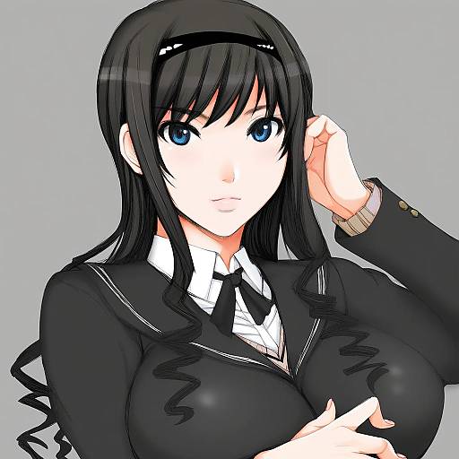 Illustration of Morishima haruka, amagami in the style of Fei (maidoll)