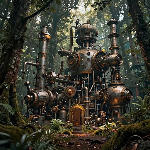 Steampunk Forest Factory Fusion