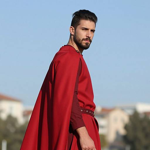 Realistic Italian Male Fashion Portrait