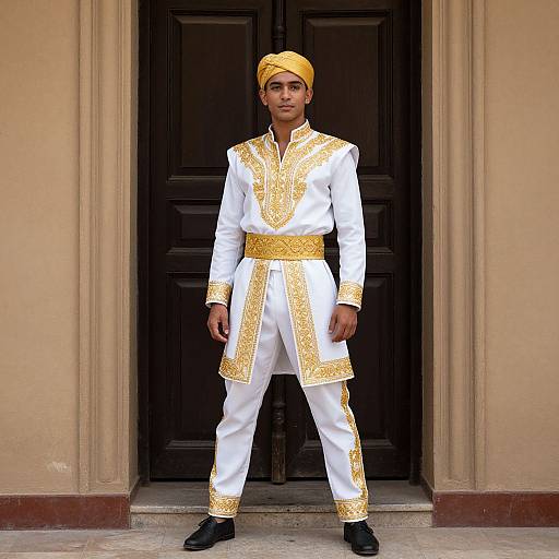 Traditional Jive Costume Male Portrait