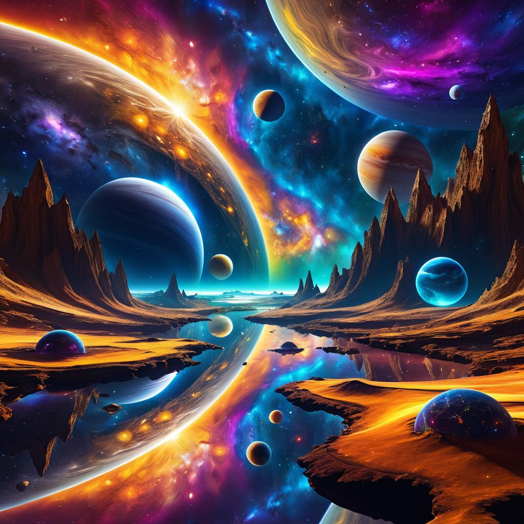 Exploring Vibrant Alien Universes in Detail