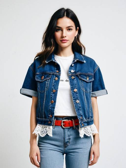 Chic Street Style with Oversized Denim