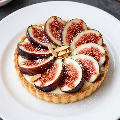 Almond Tart with Fresh Fig Slices